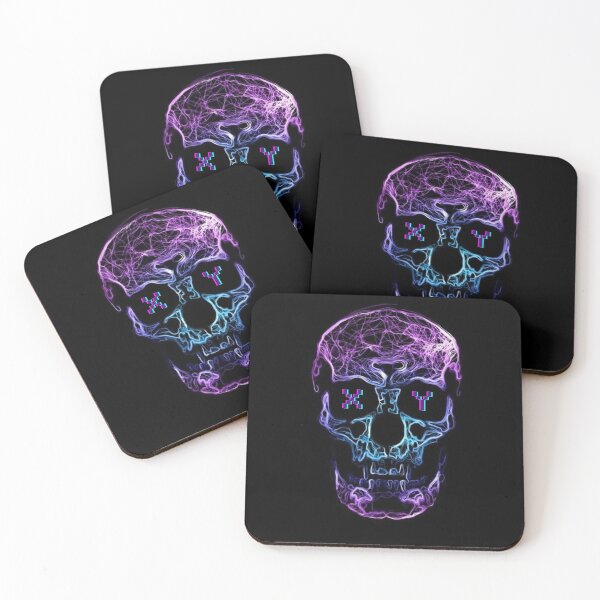 Item preview, Abstract Skull XY designed and sold by DopeTops.