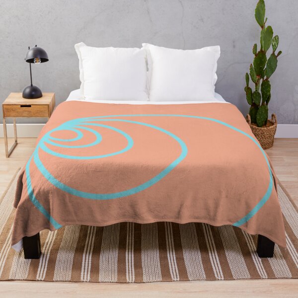 Item preview, Salmon | Golden Ratio Circles designed and sold by Wallpacas.