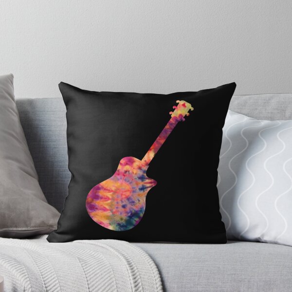 Item preview, Jewel Tone Rainbow Tie Dye Dreadnought Acoustic Guitar designed and sold by ILoveTieDye.