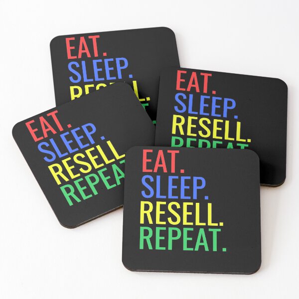 Item preview, Funny Eat Sleep Resell Repeat Thrifting Resale designed and sold by dbreeze10.