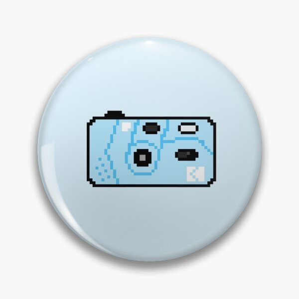 Item preview, sky blue kodak disposable camera pixelated design designed and sold by justformyself.