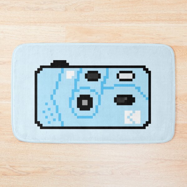 Item preview, sky blue kodak disposable camera pixelated design designed and sold by justformyself.