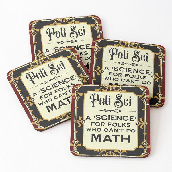 Item preview, Poli Sci: a science for folks who can't do math designed and sold by sandpiperstudio.