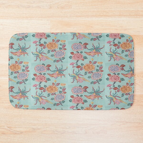 Item preview, Peonies and Peacocks Ancient Japanese Silk Weave Japan flower bird designed and sold by Midwest-Goods.
