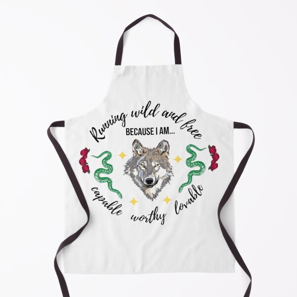 Item preview, Running wild and free because I am, capable, worthy, and lovable (black font) designed and sold by Magickselflove.
