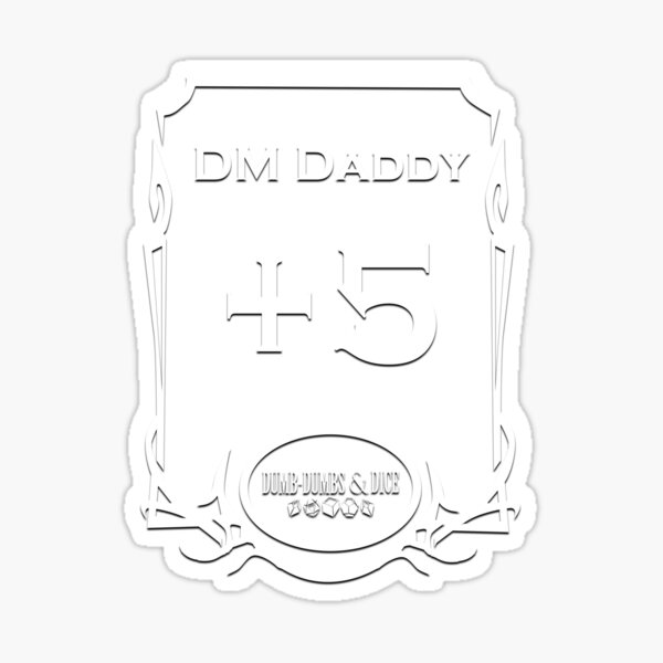 DM Daddy + 5 Sticker