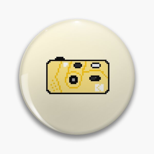 Item preview, yellow kodak disposable camera pixelated design designed and sold by justformyself.
