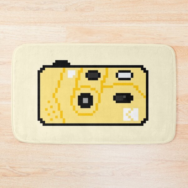 Item preview, yellow kodak disposable camera pixelated design designed and sold by justformyself.