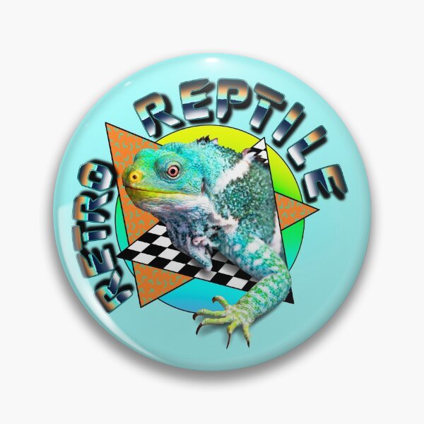 Item preview, Retro Reptile | Blue Iguana | Funny 80s Herper Herping Design designed and sold by theBlueKazoo.