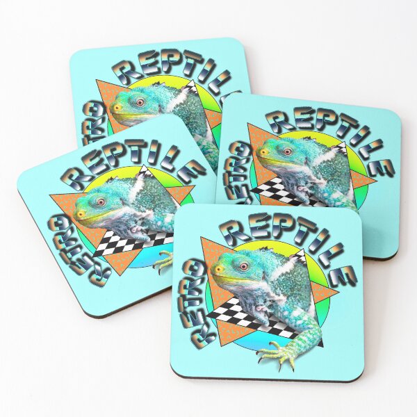 Item preview, Retro Reptile | Blue Iguana | Funny 80s Herper Herping Design designed and sold by theBlueKazoo.