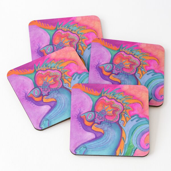 Item preview, Psychedelic Rooster designed and sold by MotherCell.