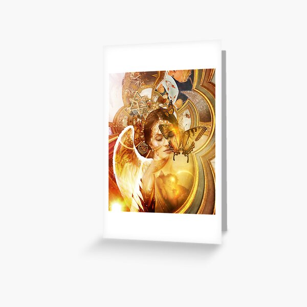 Item preview, Spiritual Angel Alchemy Soul Art designed and sold by Mystikos Art.