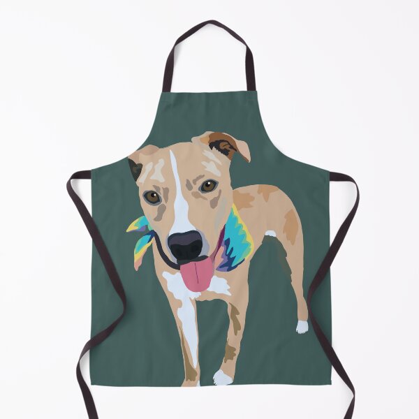 Item preview, Handsome Lab Pittie Print (Theo) designed and sold by pawprintsbysher.