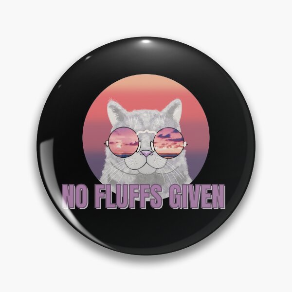 Item preview, No Fluffs Given - Funny cat design designed and sold by Gerhanj.