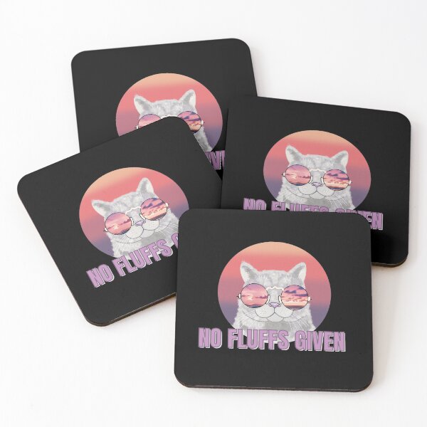 Item preview, No Fluffs Given - Funny cat design designed and sold by Gerhanj.