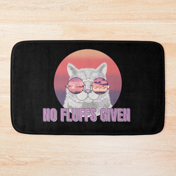 Item preview, No Fluffs Given - Funny cat design designed and sold by Gerhanj.