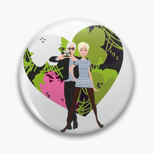Item preview, Andy & Edie tribute 2 andy warhol edie sedgwick designed and sold by ladstudio.