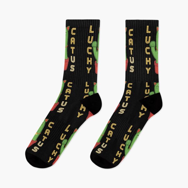 Item preview, Catus Lucky Cat and Cactus Pun designed and sold by Funful.