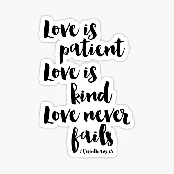 Free Free 272 Love Is Patient Love Is Kind Svg Free SVG PNG EPS DXF File