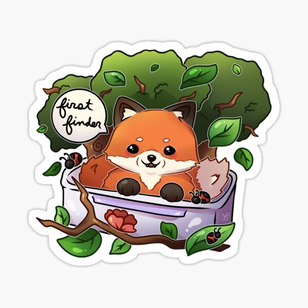 Item preview, First Finder Letterboxing Sticker designed and sold by heysoleilart.