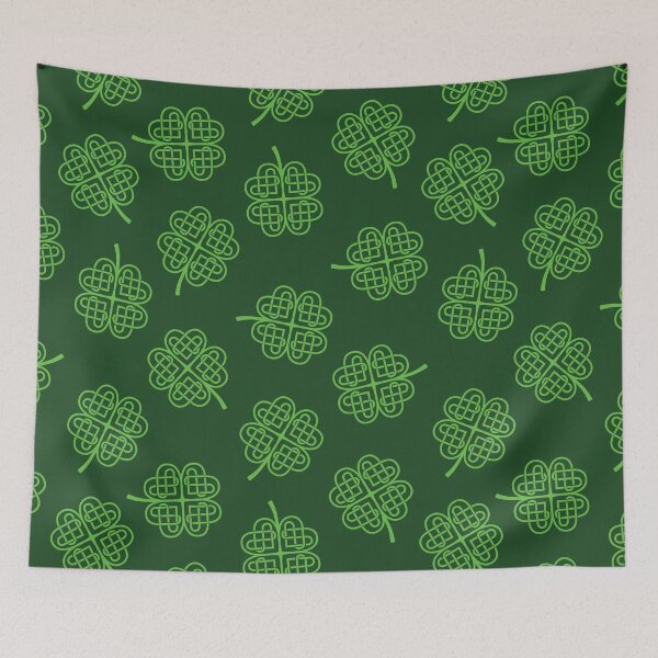 Item preview, Lucky Four Leaf Clover Celtic Knot designed and sold by AdventureTee.