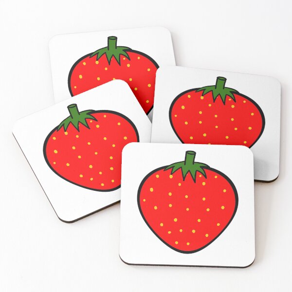 Item preview, Big juicy red strawberry designed and sold by DrCrowCrow.