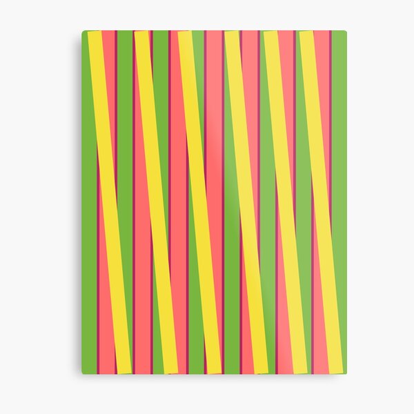 Bright diagonals Metal Print