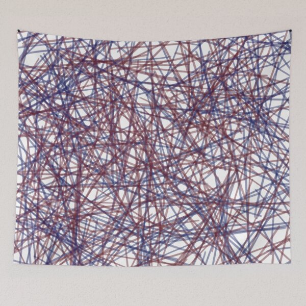 Item preview, Matchsticks Digital Abstract Design designed and sold by lanettesart.
