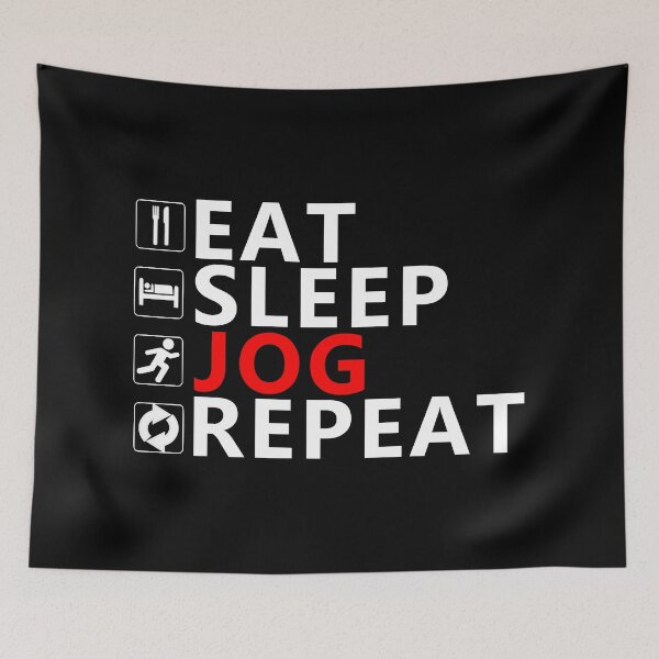 Item preview, Eat Sleep Jog Repeat designed and sold by equiliser.