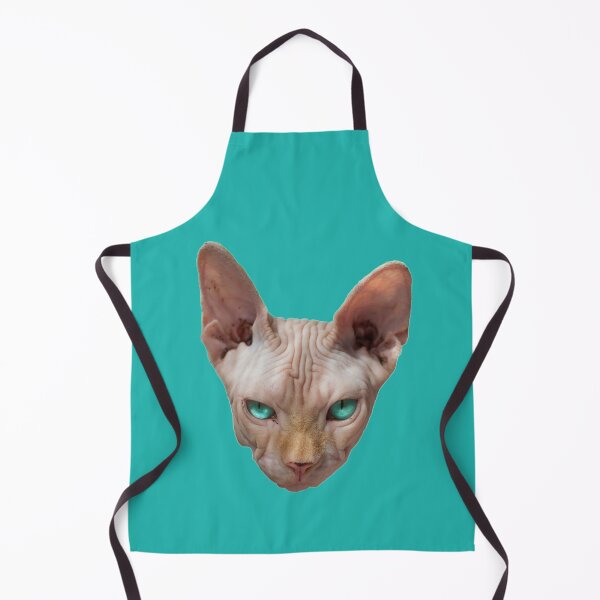 Item preview, Sphynx cat with turquoise eyes designed and sold by unepommedeterre.
