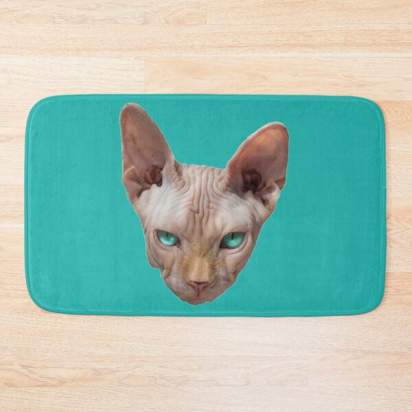 Item preview, Sphynx cat with turquoise eyes designed and sold by unepommedeterre.
