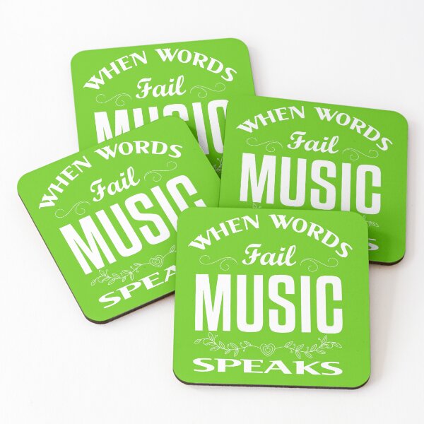 Item preview, When Words Fail Music Speaks designed and sold by YAITPSTORE.
