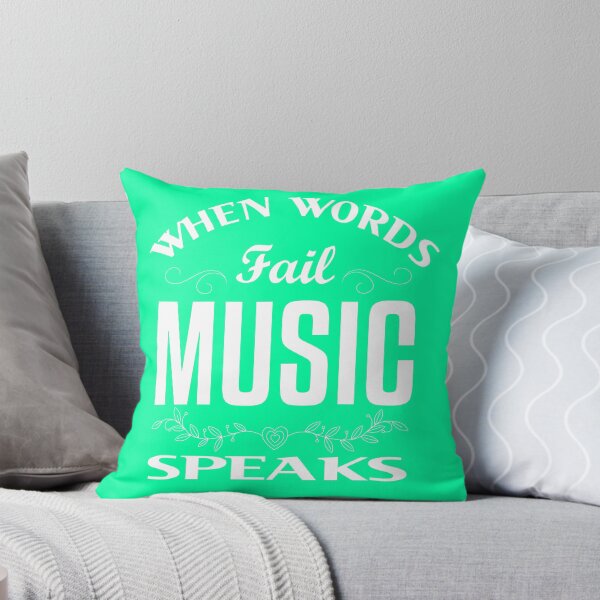 Item preview, When Words Fail Music Speaks designed and sold by YAITPSTORE.