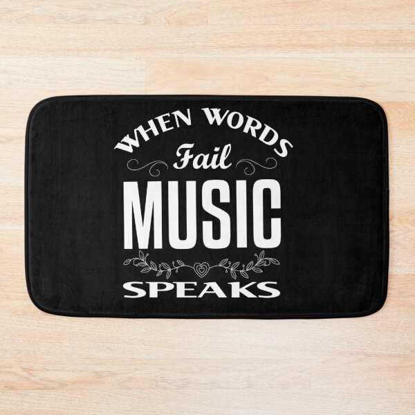 Item preview, When Words Fail Music Speaks designed and sold by YAITPSTORE.