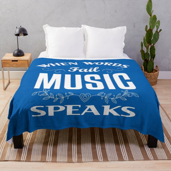 Item preview, When Words Fail Music Speaks designed and sold by YAITPSTORE.