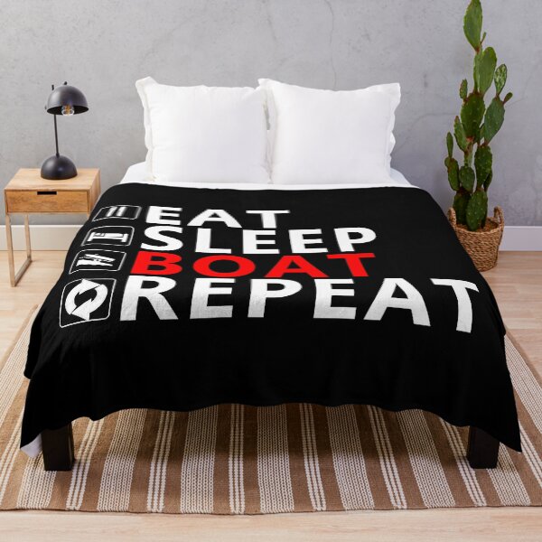 Item preview, Eat Sleep Boat Repeat  designed and sold by equiliser.
