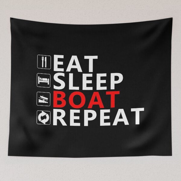 Item preview, Eat Sleep Boat Repeat  designed and sold by equiliser.