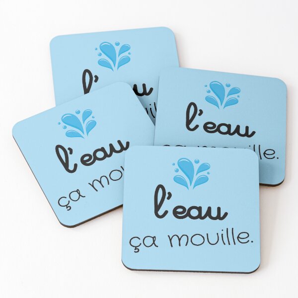 Item preview, Water is wet, original gift idea for birthday humor designed and sold by Print  Androïde.