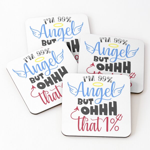 Item preview, I'm 99% angel,angel svg,angel wings svg,angel hoodie designed and sold by younesennassiri.