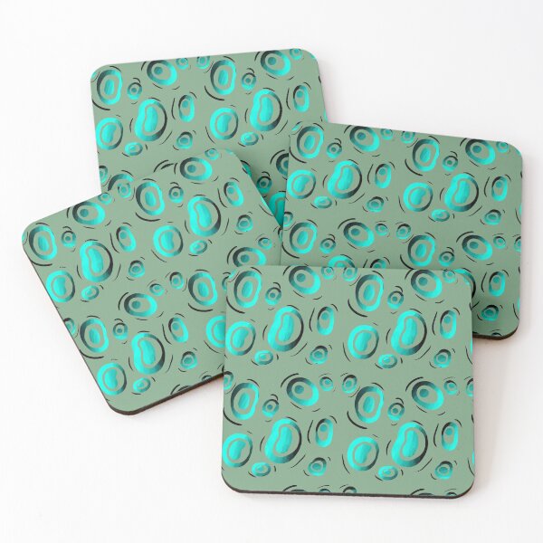 Item preview, Dancing cells (turquoise) designed and sold by MarvelousPSart.