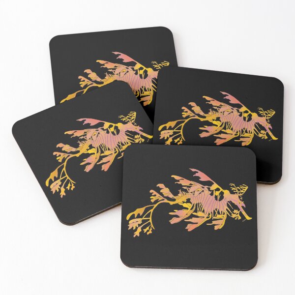 Item preview, Leafy Seadragon (Black) designed and sold by WestCoastWoods.