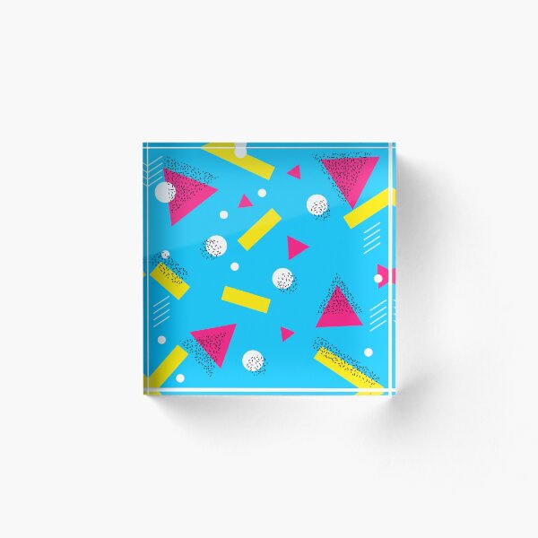 Aperçu de l'œuvre Design de style Memphis des années 90 # 15 créée et vendue par SoloDesignArt.