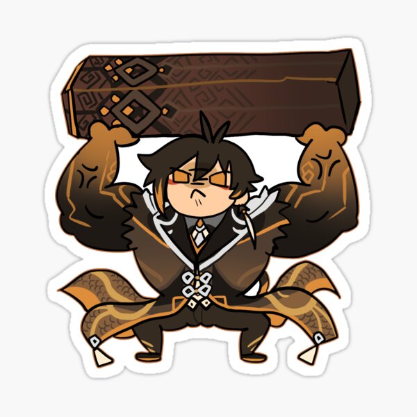 Item preview, Buffed Up (ZHONGLI) designed and sold by falu.