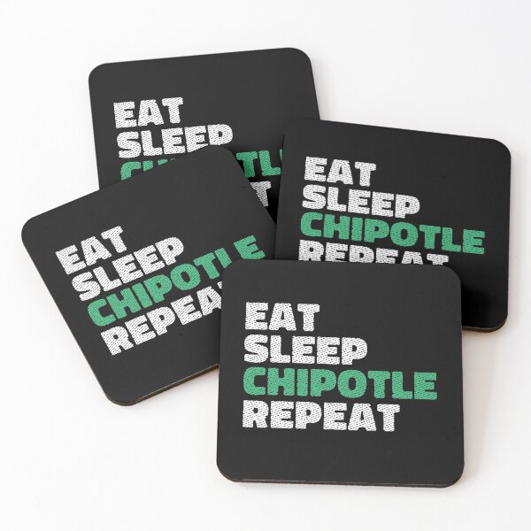 Item preview, eat sleep chipotle repeat designed and sold by TIHONA.