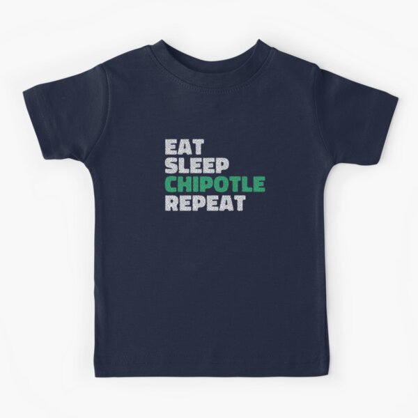 Item preview, eat sleep chipotle repeat designed and sold by TIHONA.