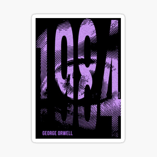 Vista previa del artículo con la obra «1984», diseñado y vendido por GiuliaHepburn.