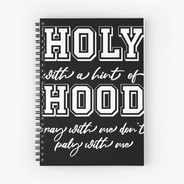 Item preview, Holy with a hint of hood pray with me don't paly with me  t-shirt  designed and sold by Perfectstyles.