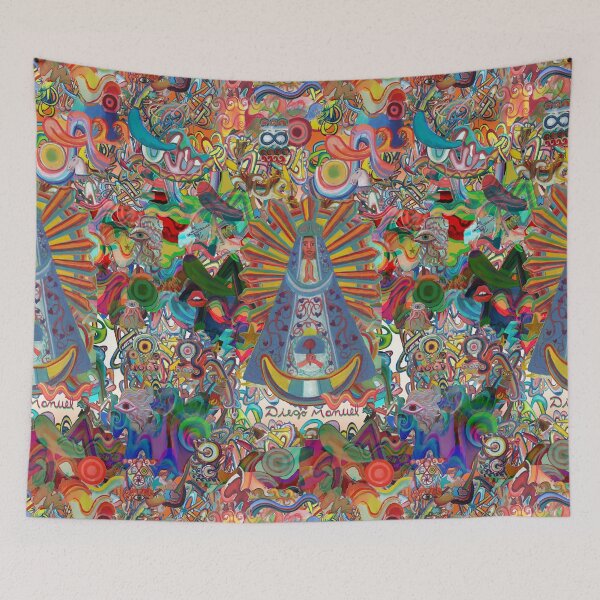 Item preview, Virgin of Lujan and graffitis designed and sold by Diego Manuel Rodriguez.