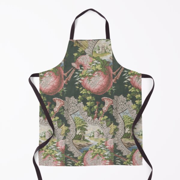 Artikelvorschau, Alte italienische Seide Tapisserie Webart Violine Trompete Flöte entworfen und verkauft von Midwest-Goods.