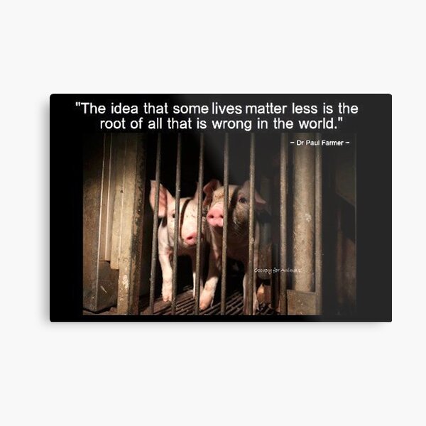 Item preview, Speciesism - Pigs in a Cage designed and sold by AbigailMinchew.